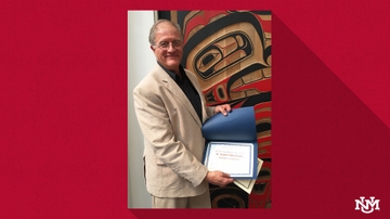 UNM Archaeologist Dello-Russo honored by the state for his service and noteworthy discoveries 