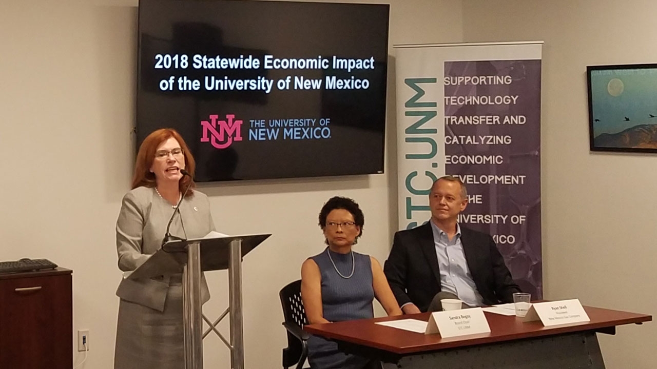 UNM President Stokes discusses economic impact