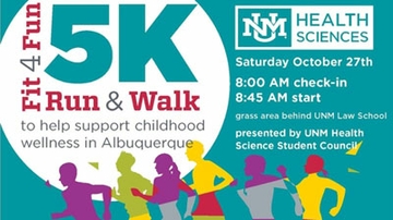 UNM Heath Sciences Student Council hosts Fit 4 Fun 5K fundraiser
