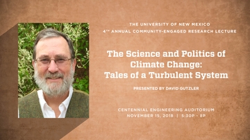 Gutzler honored with 4th annual Community-Engaged Research Lectureship Award