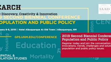 2019 Population and Public Policy Conference set for Feb. 8-9