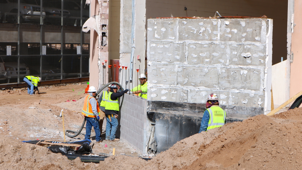 Construction crews 