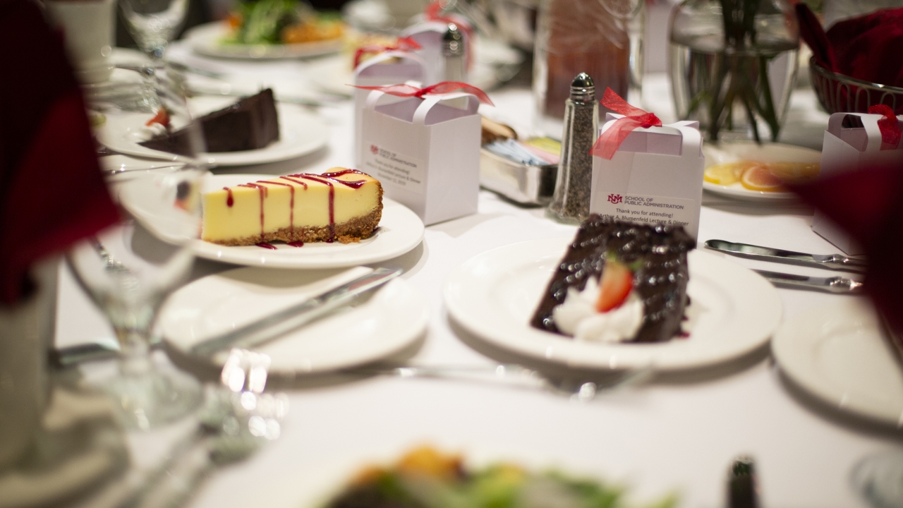 University, city and state leaders attended the dinner