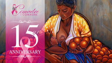 Raffle for original Simón Silva artwork titled “Amor” to benefit Comadre a Comadre