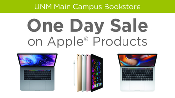 One-day Apple® sales event at UNM Bookstore 