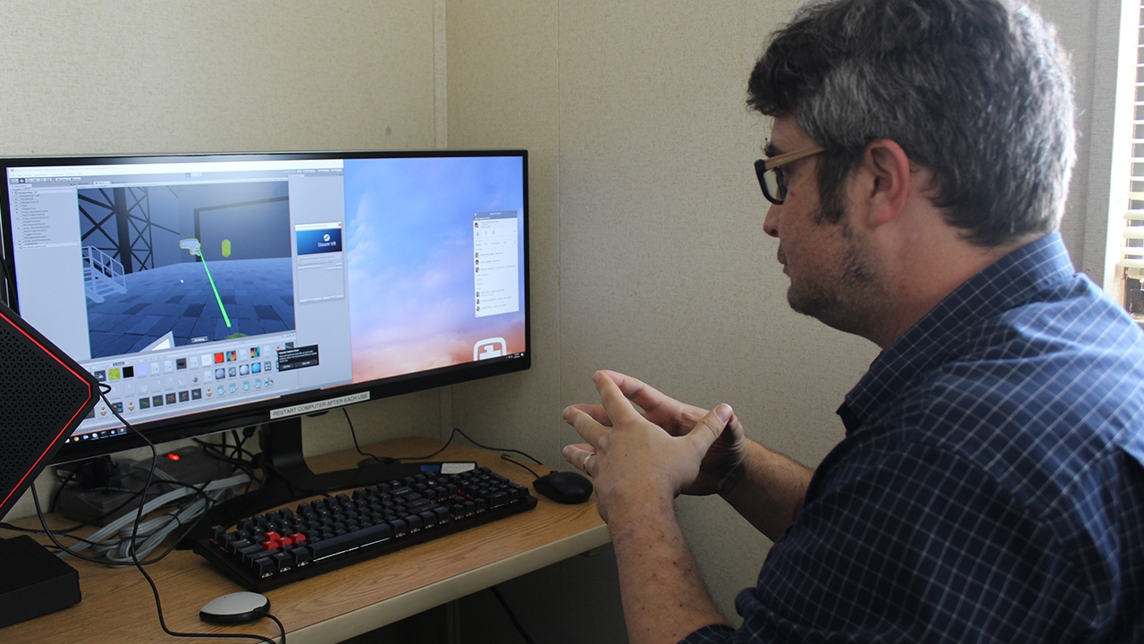 UNM intern at Sandia National Laboratories 