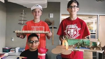 Middle schoolers explore design at UNM SA&P