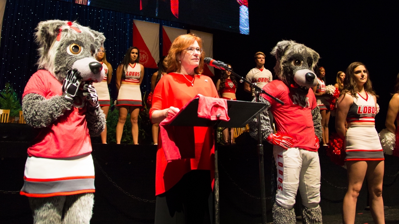 UNM President Garnett Stokes welcomes