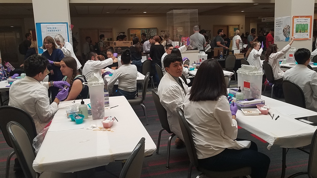 Flu shot clinic