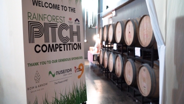 Students enter Rainforest Pitch Competition to test business ideas 