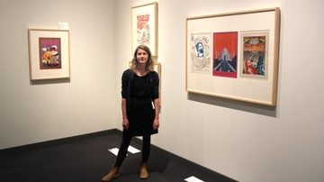 UNM student helps bring eye-popping new museum exhibition to life