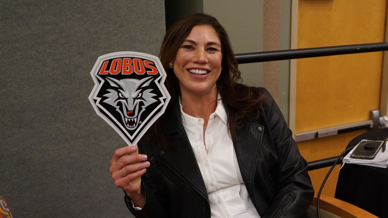 Champion and Activist: Hope Solo visits The University of New Mexico 