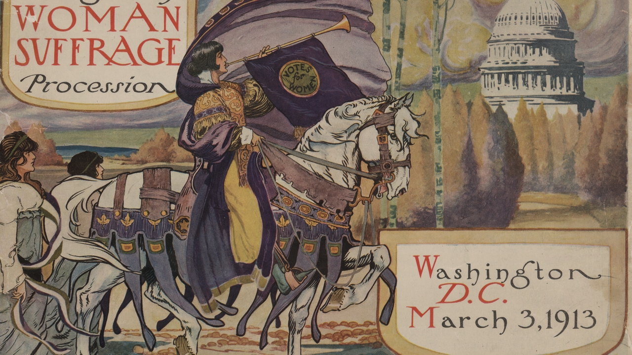 Women Suffrage procession 
