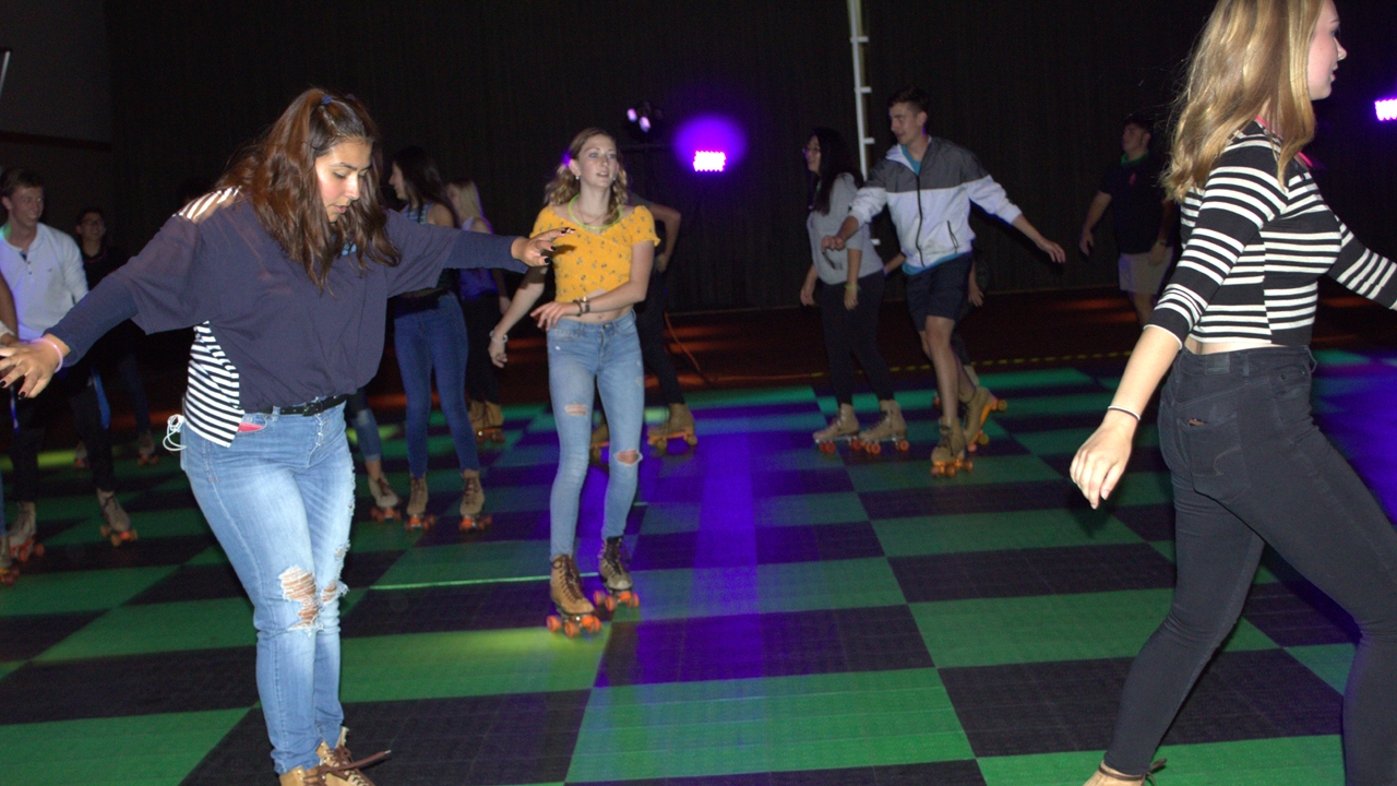 Students can skate