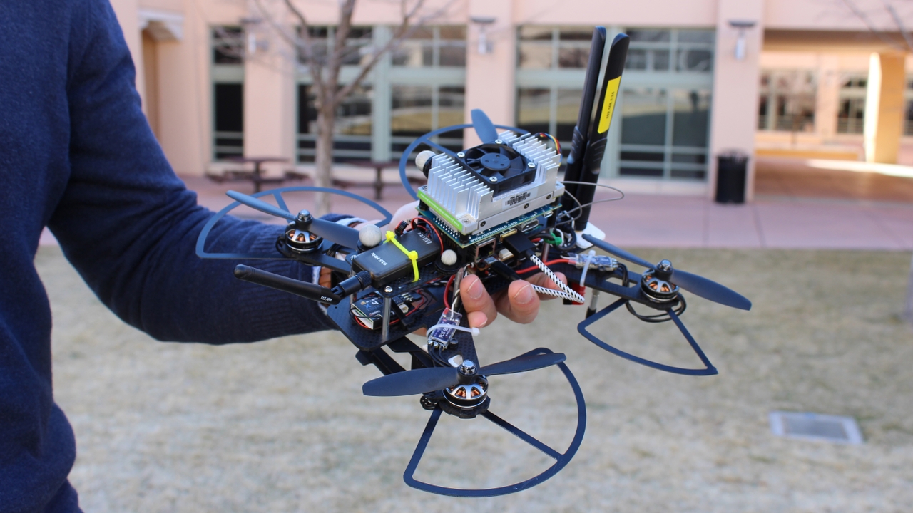 Drone close-up