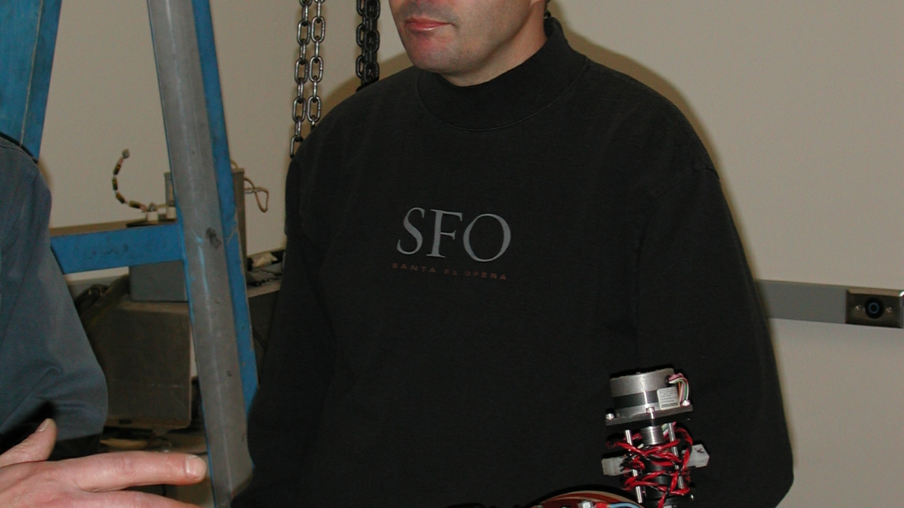 Although technology has changed, large pieces of equipment have always been a fixture in Schamiloglu’s lab during his three decades at UNM.