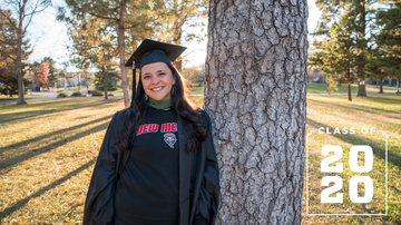 Graduate furthers education helping benefit fellow Lobos