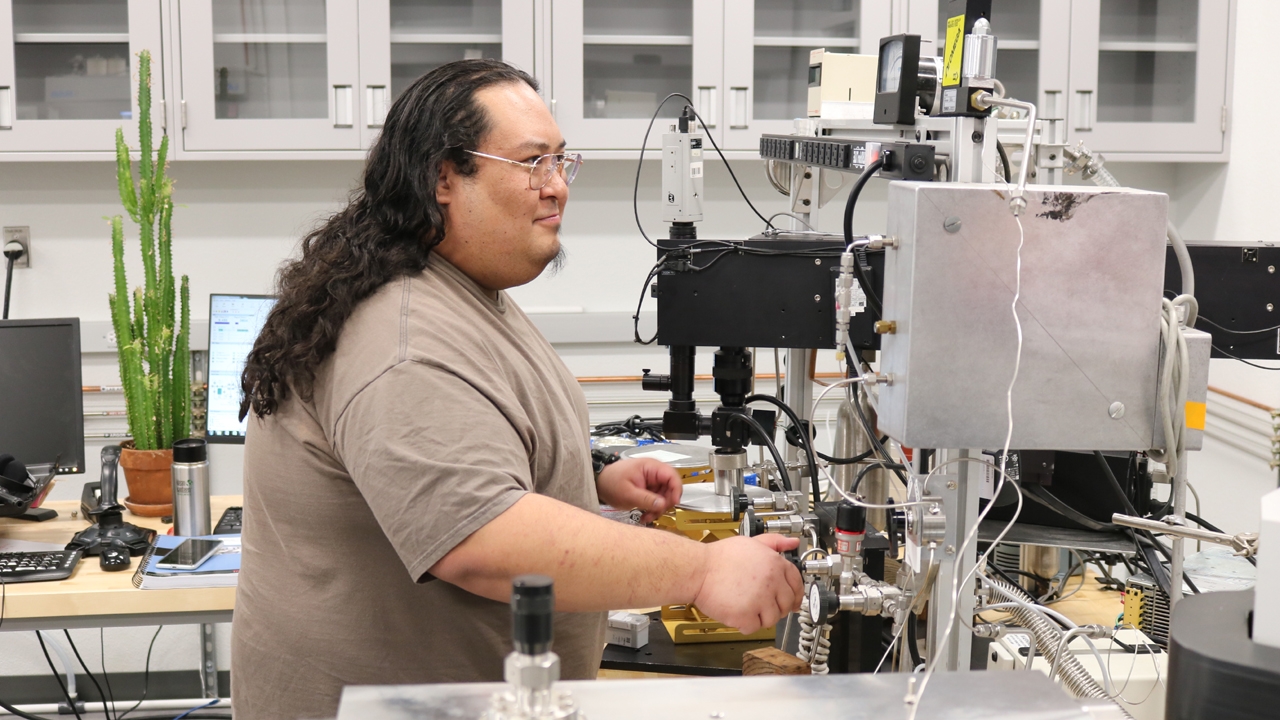 Research Assistant Erick Cano 