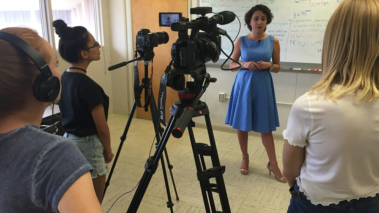 Advance interns video shoot
