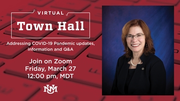 UNM President Garnett S. Stokes, leadership team host town hall
