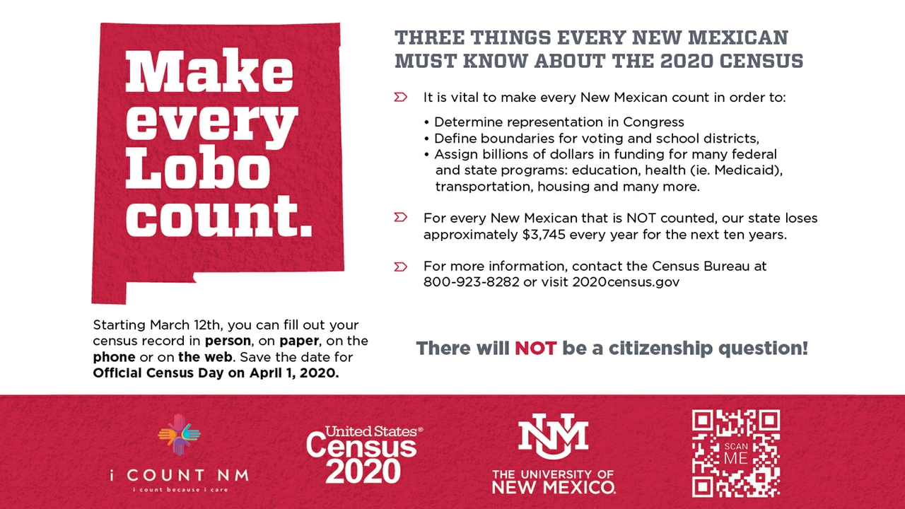 Make Every Lobo Count Flyer 