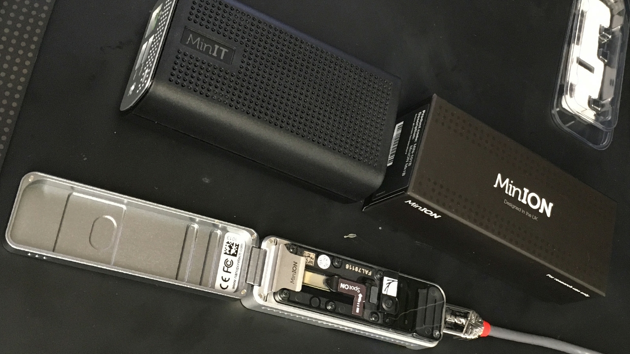 MinION sequencing device