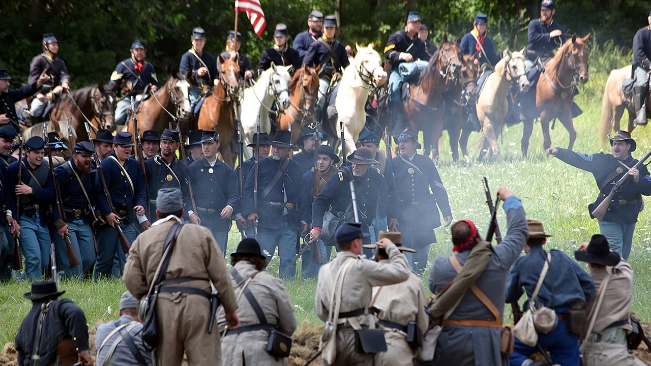 Civil War reenactment shows