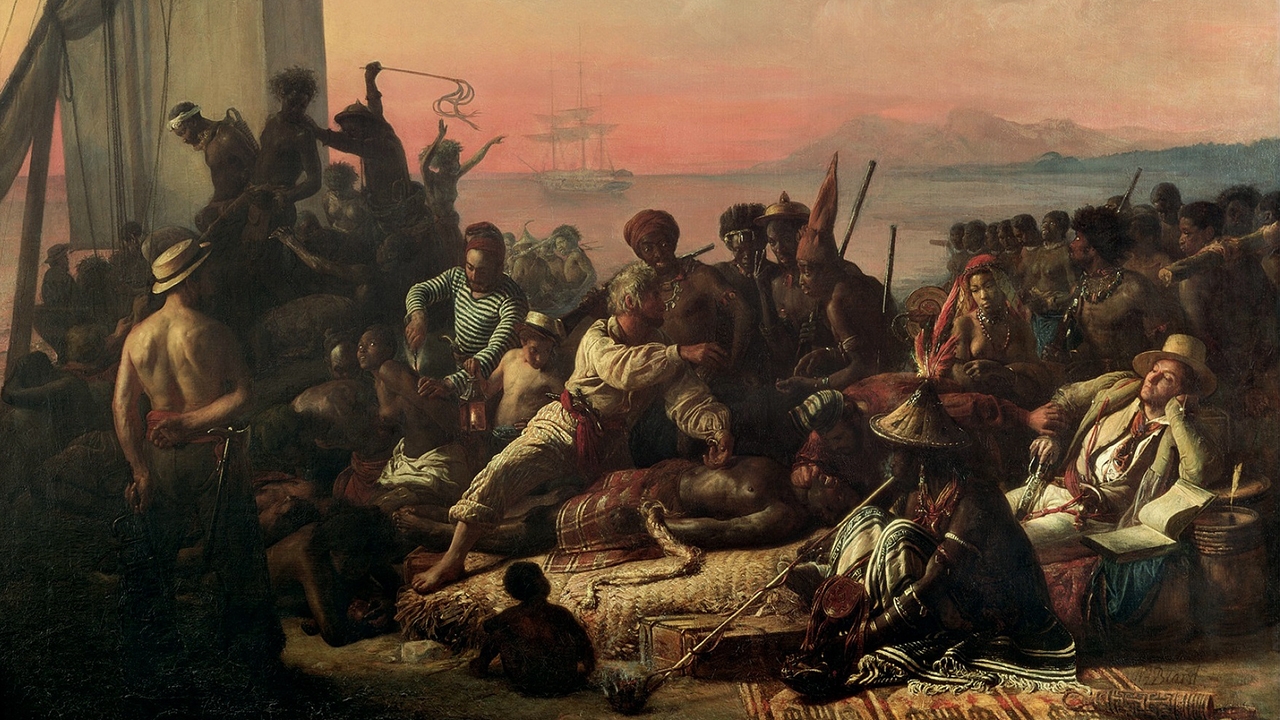 The first record of enslaved people