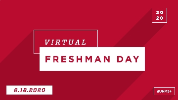 UNM hosts virtual Freshman Day