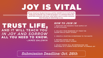 UNM students called to create art piece centered around joy