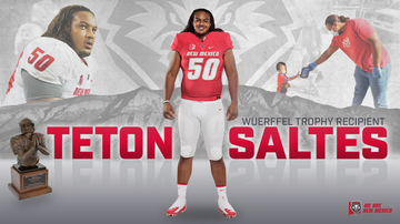 Teton Saltes named winner of Wuerffel Trophy