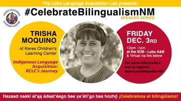 Native American educator will discuss Keres learning center