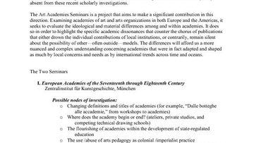Art Academies Seminars_prospectus