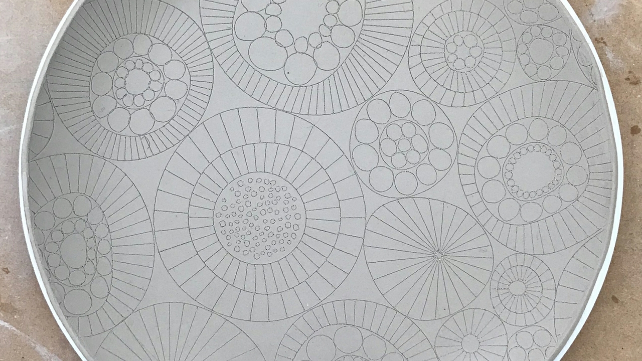 Computer etched clay