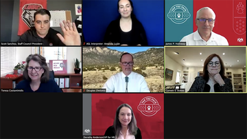 UNM leadership holds town hall to share plans for campus return 