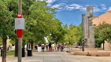 Ghost hunter Dalen Spratt makes his way to UNM