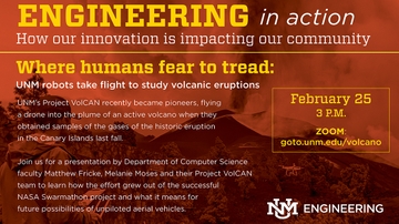 Feb. 25 Engineering in Action features Project VolCAN