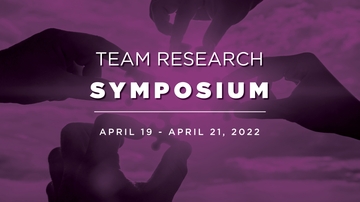 Team Research Symposium set for April 19-21