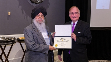 Harjit Ahluwalia recognized as one of 10 Fellows by Sigma Xi