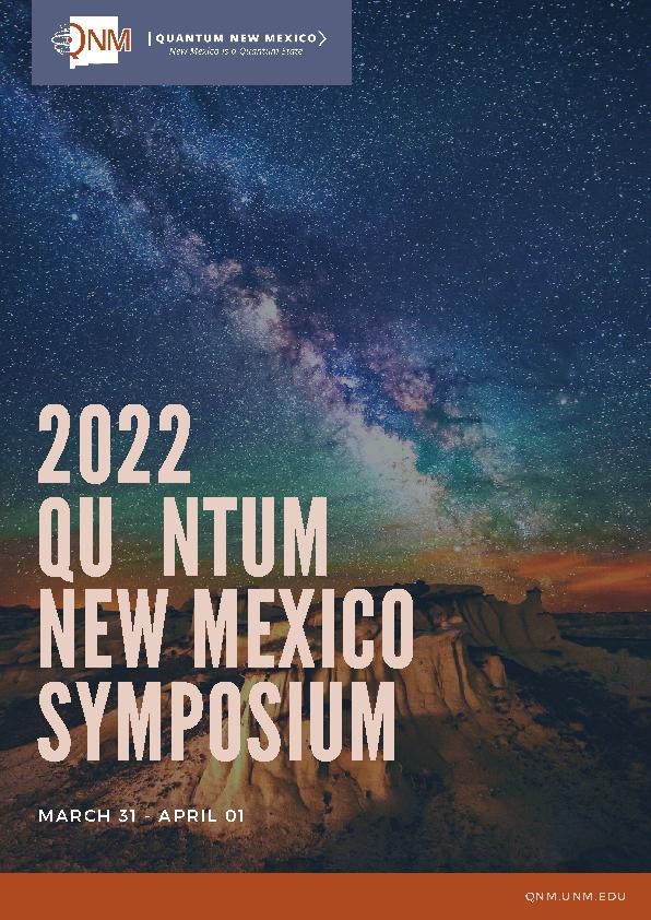 QNM SYMPOSIUM PROGRAM