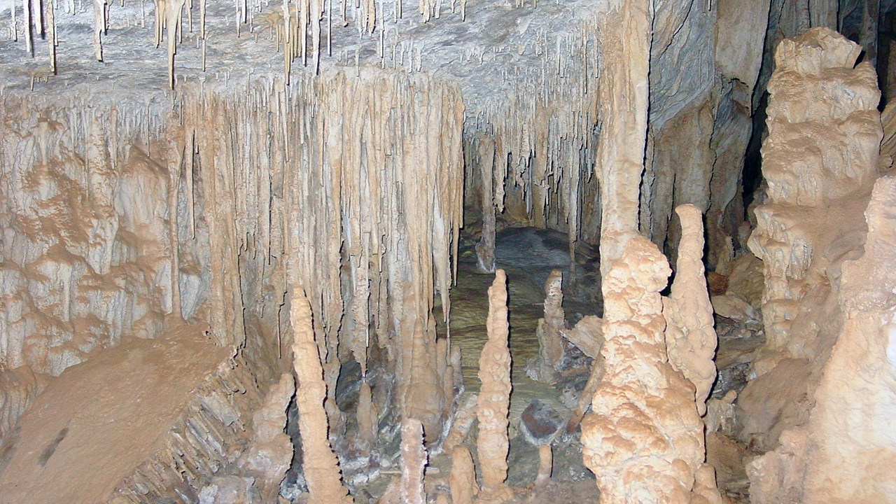 Hidden Cave located in the Guadalupe Mountains.