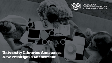 University Libraries announces prestigious endowment