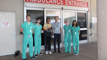 Students get firsthand research experience in UNMH Emergency Department