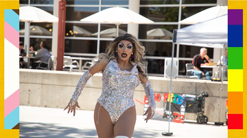 Local drag queens perform