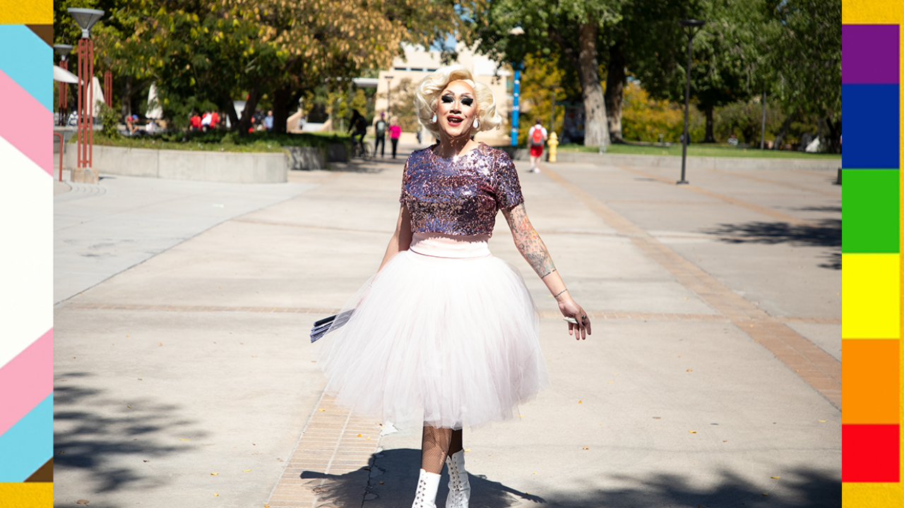 Drag queens perform on campus