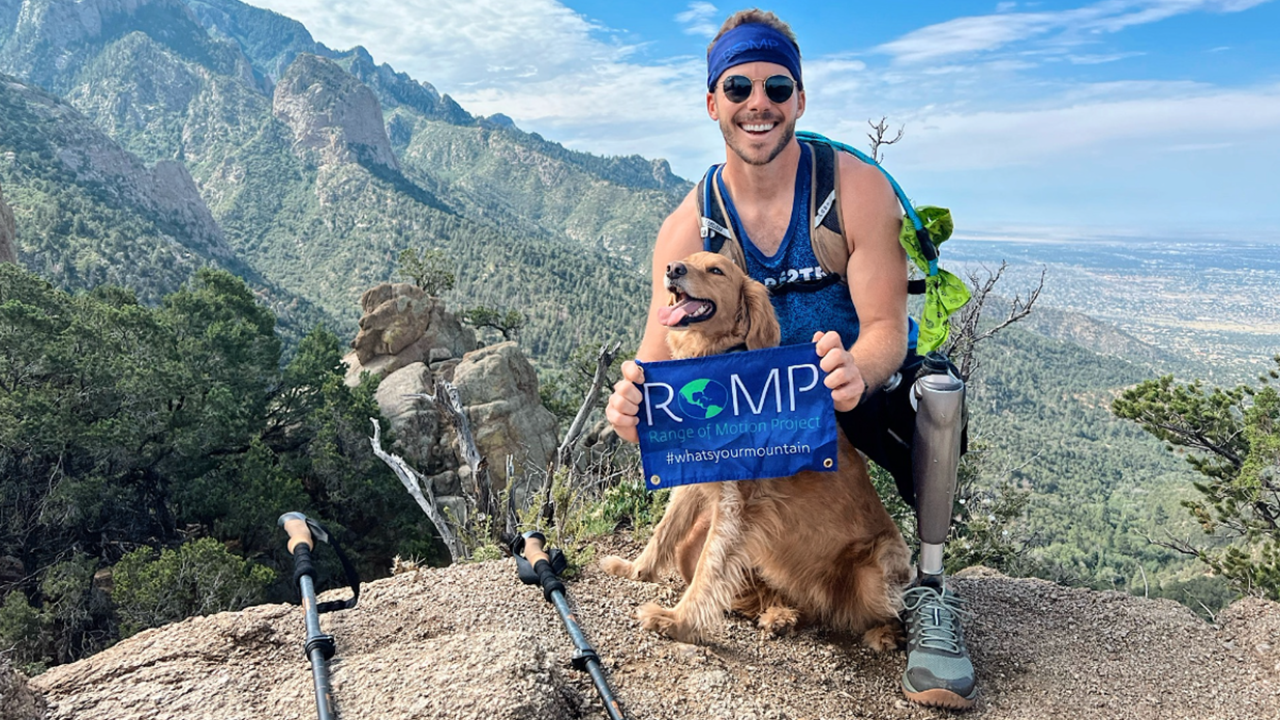 Stepp hikes in Albuquerque