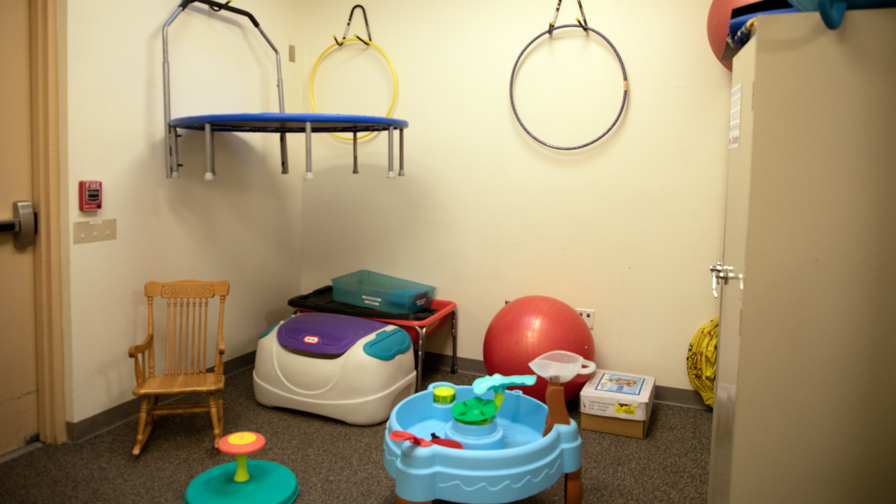 Toys in preschool space 