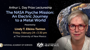 Arthur L. Day Prize and Lectureship recipient Dr. Lindy Elkins-Tanton presents talk on  NASA’s ‘Psyche’ mission