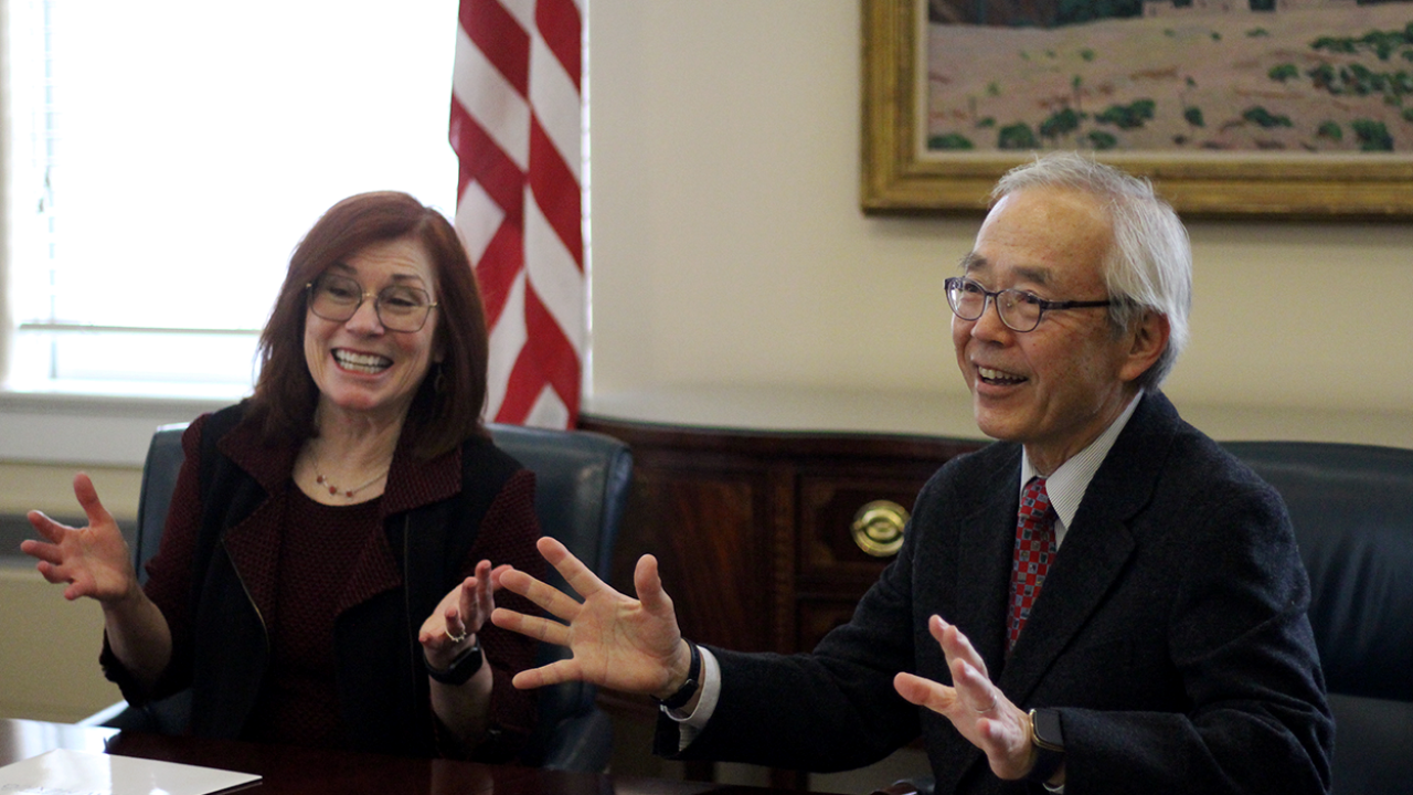 University of New Mexico and Nagasaki University Presidents