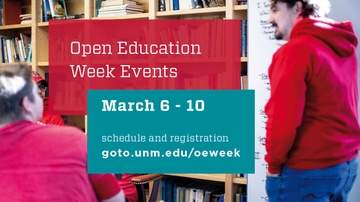 UNM celebrates open education week